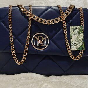 Badgley Mischka Crossbody Tote *NEW WITH TAGS* - Navy